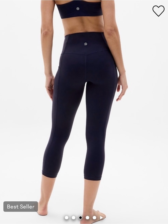 Athleta Pants - Athleta Salutation Stash Capri- Navy- S